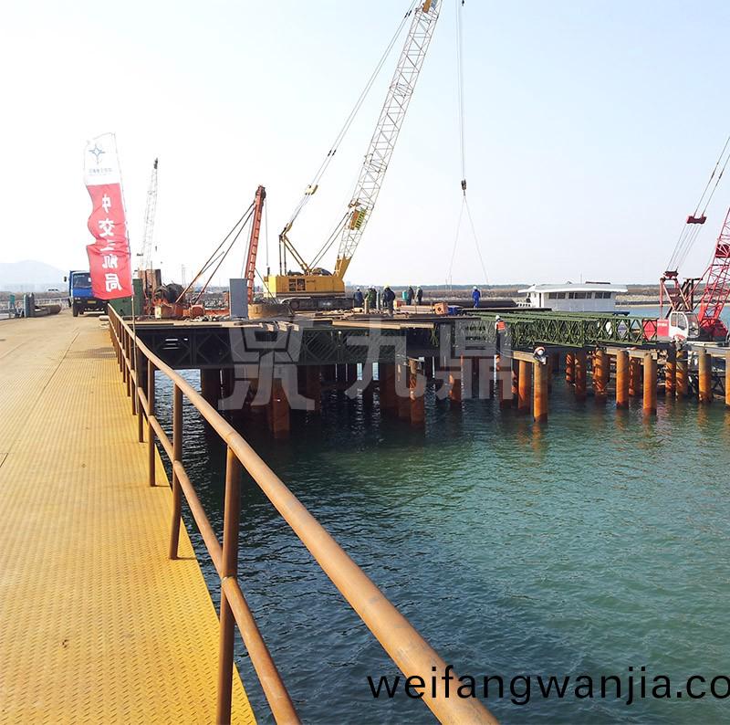 中(zhong)交三(san)航(hang)威海(hai)青(qing)榮(rong)城際公路雙島(dao)港特(te)大(da)橋(qiao)鋼平檯(tai)