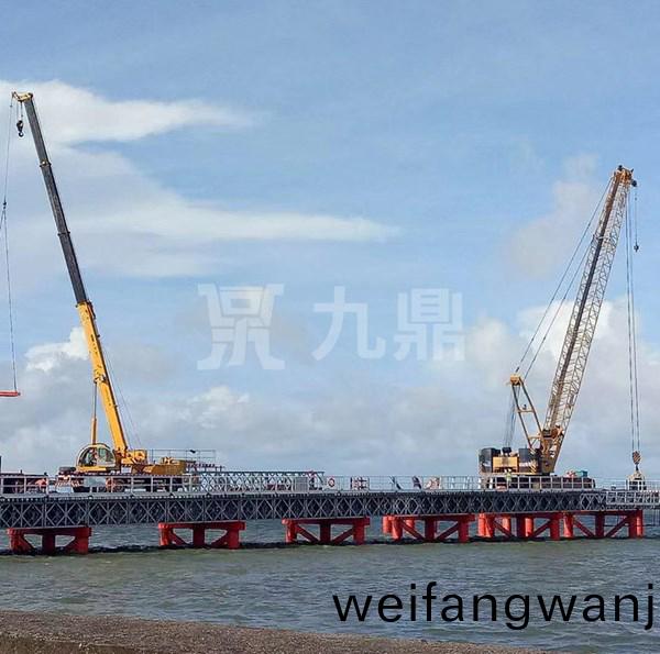 中交(jiao)三(san)航青島跨海大橋(qiao)防(fang)腐鋼(gang)便橋